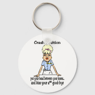 Crash Position Key Ring