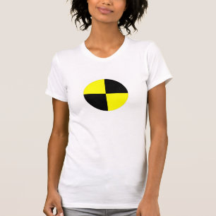 crash test dummies symbol sign car accident T-Shirt