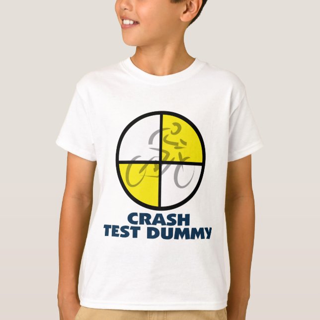 CRASH TEST DUMMY - bike T-Shirt (Front)