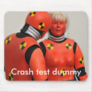 Crash test dummy mousemat