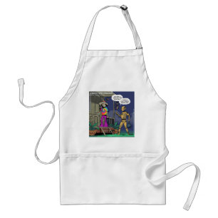 Crash Test Hippie Funny Standard Apron