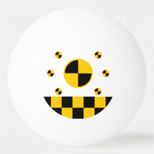 Crash Test Markers Bold Style Ping Pong Ball