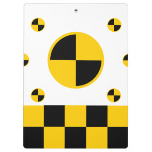 Crash Test Markers Clipboard
