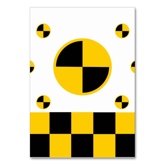 Crash Test Markers Table Number (Front)
