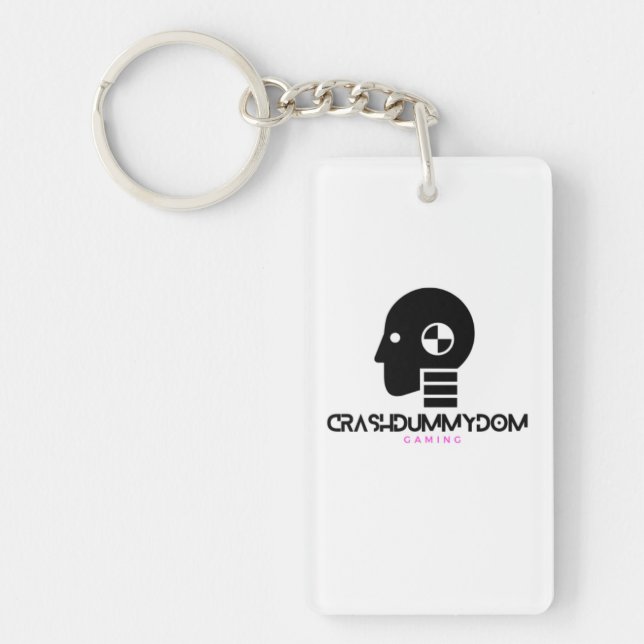 CrashDummyDom Gaming Logo KeyChain (Front)