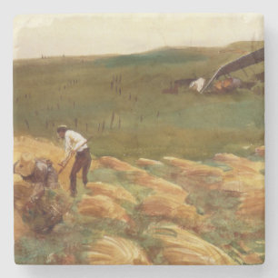 Crashed Aeroplane (by John Singer Sargent) Stone Coaster