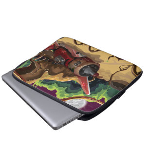 Crashed World War Fighter Aircraft Laptop Sleeve