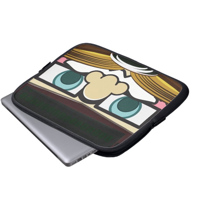 Crashed World War Fighter Aircraft Laptop Sleeve (Front Bottom)