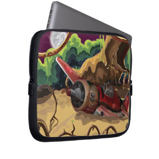 Crashed World War Fighter Aircraft Laptop Sleeve