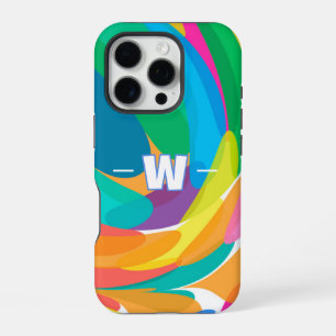 Crashing Colour Waves iPhone 16 Pro Case