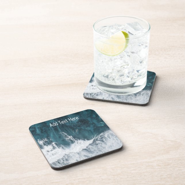 Crashing Ocean Waves Coaster (Right Side)