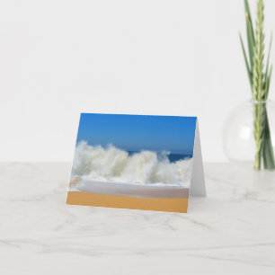Crashing Ocean Waves Note Card