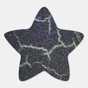 crashing shell star sticker