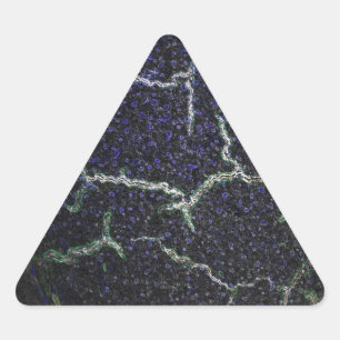 crashing shell triangle sticker