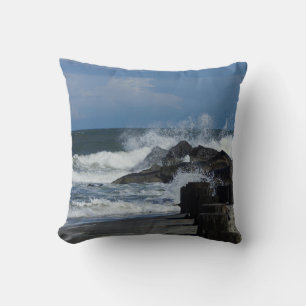 Crashing Waves At Folly Cushion