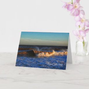 Crashing Waves of Blue Card