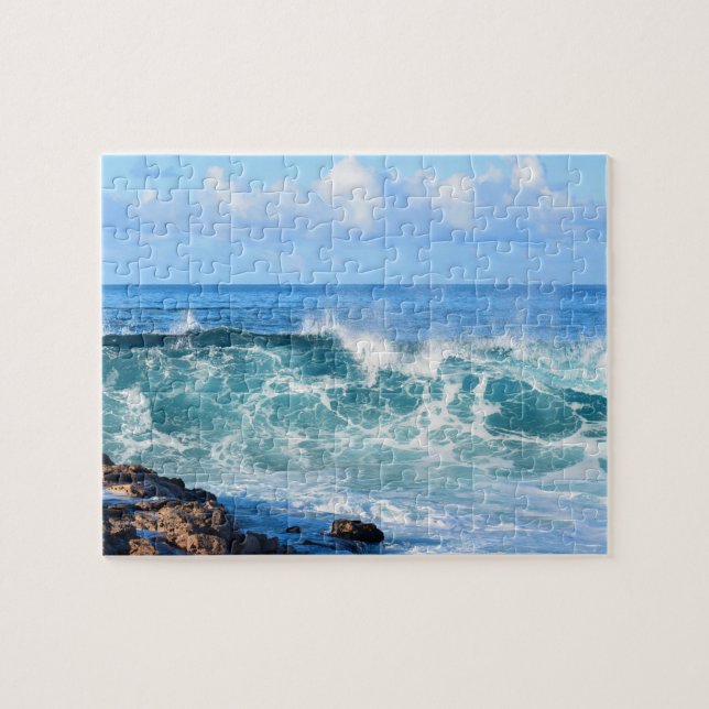 Crashing Waves of Hawaii - 8x10 inch Jigsaw Puzzle (Horizontal)