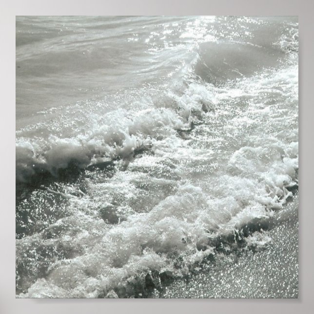 Crashing waves poster (Front)