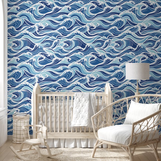 crashing waves wallpaper (Kids)