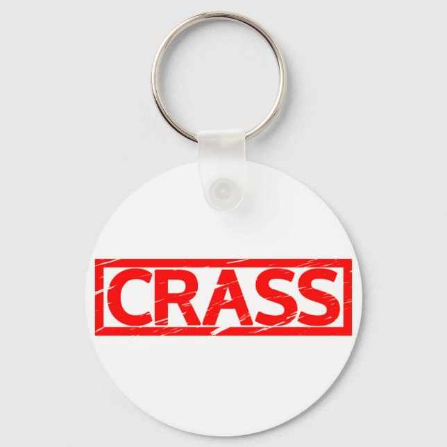 Crass Stamp Key Ring (Front)