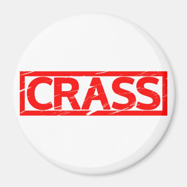 Crass Stamp Magnet (Front)