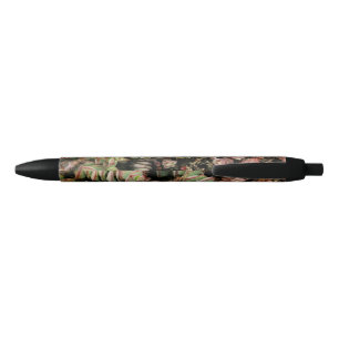 Crassula perforata black ink pen