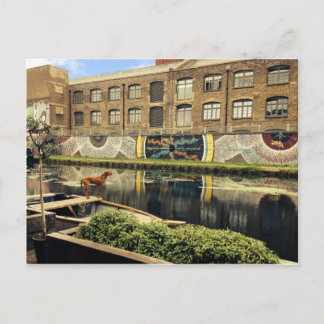 Crate Brewery Canal Side River Lea Postcard