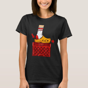 Crate Challenge Shoe Diagram Slipping T-Shirt