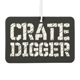 Crate Digger Car Air Freshener