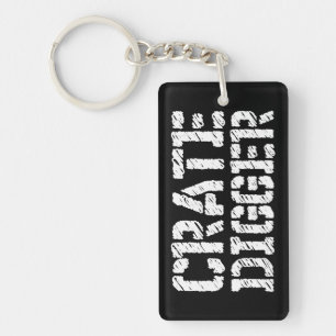 Crate Digger Key Ring