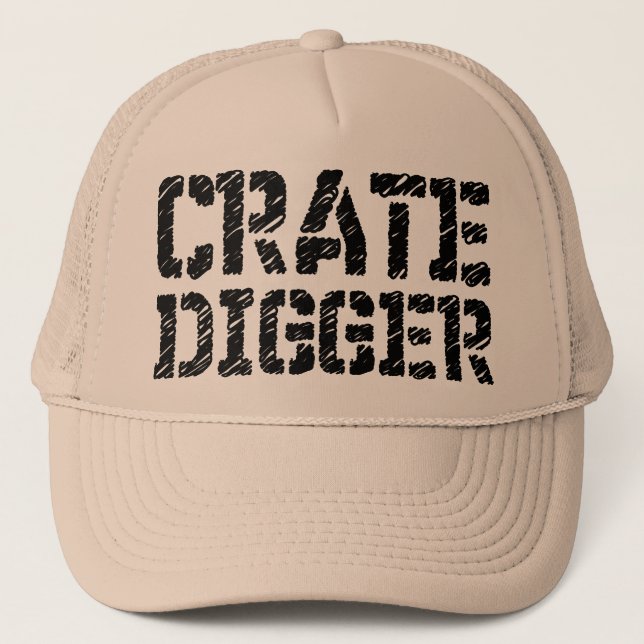 Crate Digger Trucker Hat (Front)