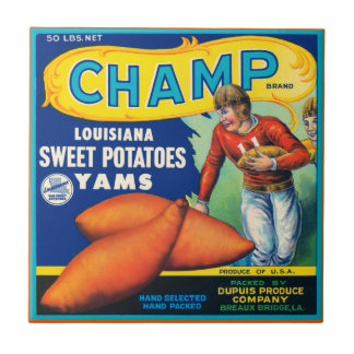 Crate Lables Design Ceramic  Tile