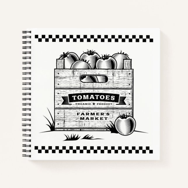 CRATE OF TOMATOES NOTEBOOK (Front)