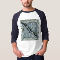 Crate T-shirt - blue wood