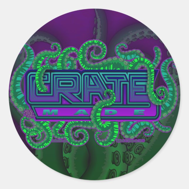 cratemade tentacle sticker design 2 (Front)