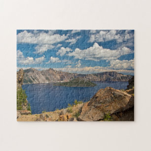 Crater Lake and Wizard Island, Crater Lake Jigsaw Puzzle