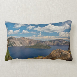 Crater Lake and Wizard Island, Crater Lake Lumbar Cushion