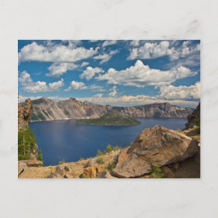 Crater Lake and Wizard Island, Crater Lake Postcard