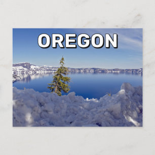 Crater Lake In Oregon Postcard