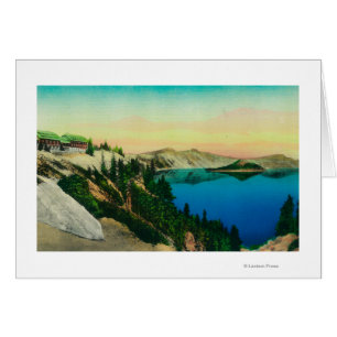 Crater Lake Lodge overlooking Lake