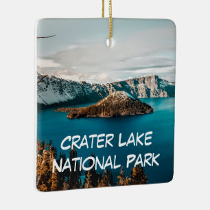 Crater Lake National Park Christmas Ornament