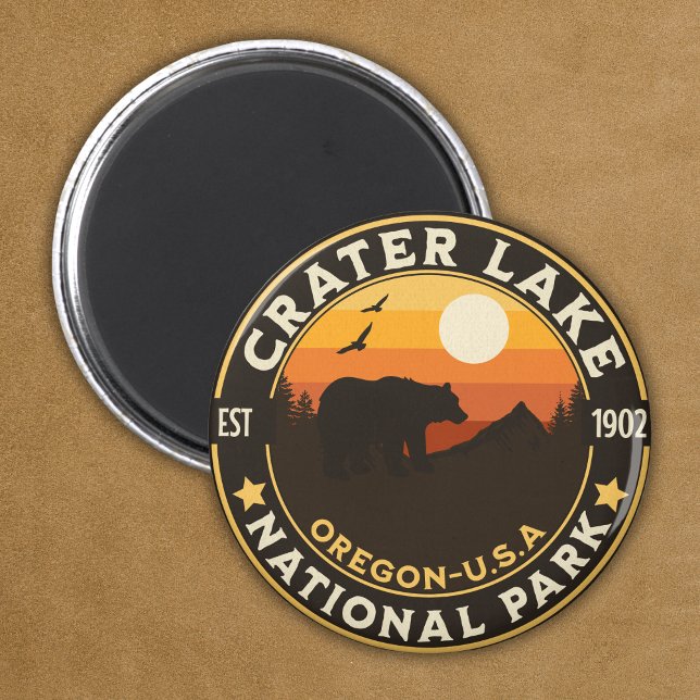 Crater Lake National Park Est 1902 Magnet (Creator Uploaded)