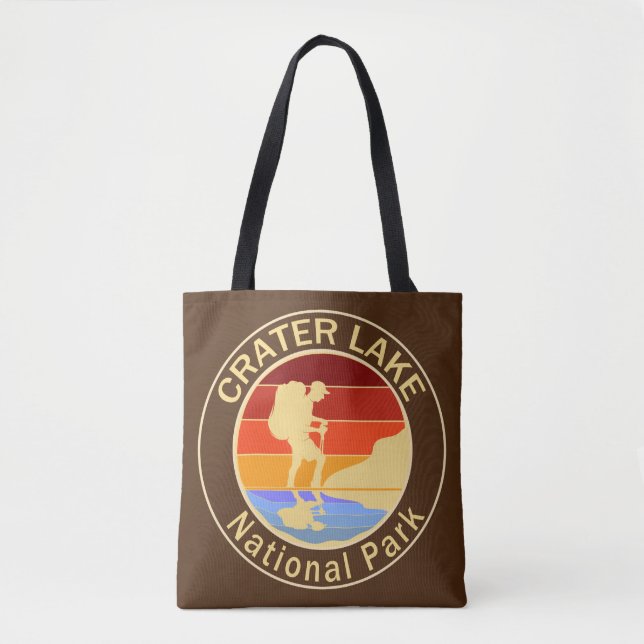 Crater Lake National Park Hiking Tote Bag (Front)