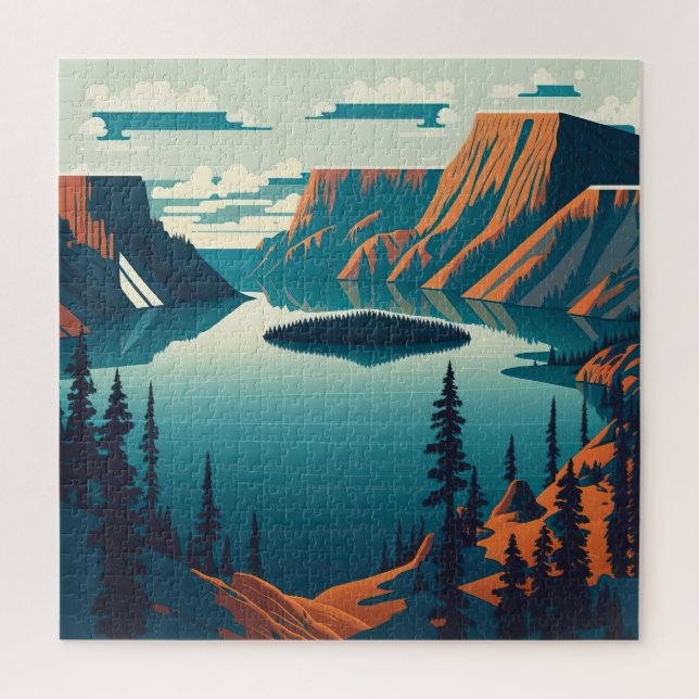 Crater Lake National Park Jigsaw Puzzle (Vertical)