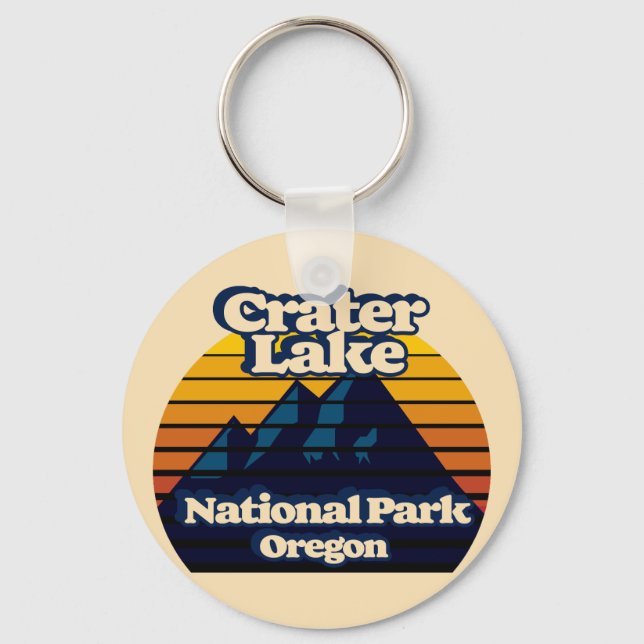 Crater Lake National Park Key Ring (Front)