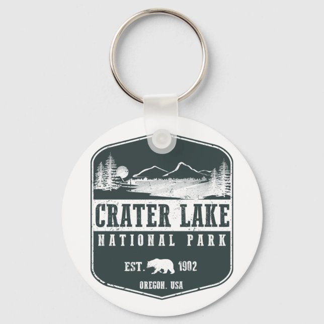 Crater Lake National Park Key Ring (Front)