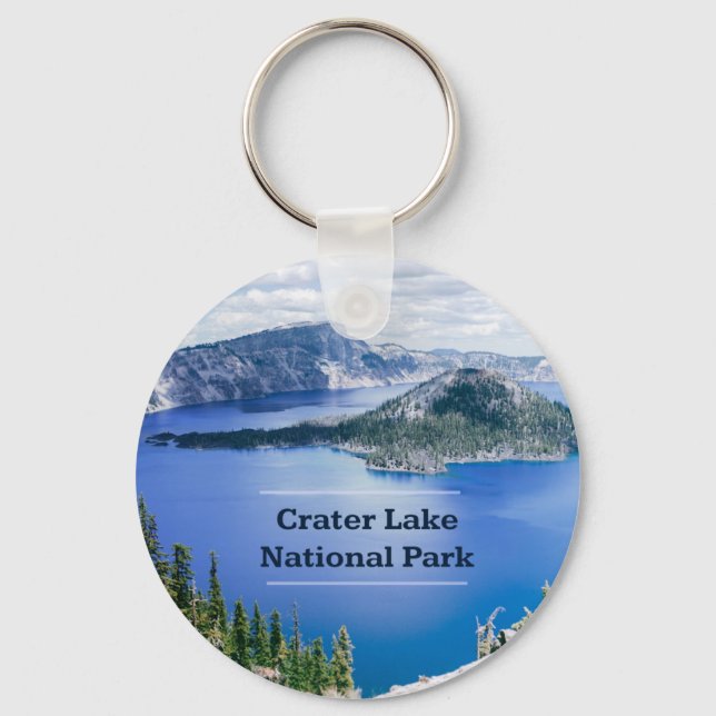Crater Lake National Park Keychain (Front)