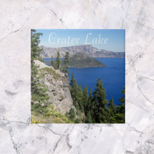 Crater Lake National Park Landscape Ceramic Tile