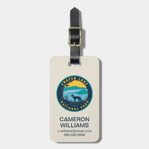 Crater Lake National Park Luggage Tag