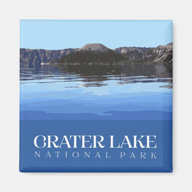 Crater Lake National Park Magnet (Front)